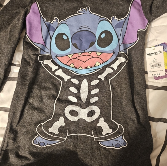 Disney Stitch Hooded Sweatshirt Dress Girls Size 6-6x - Picture 5 of 12